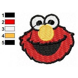 Sesame Street Elmo 18 Embroidery Design